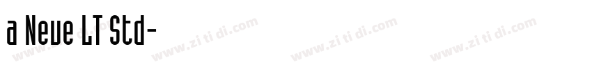 a Neue LT Std字体转换